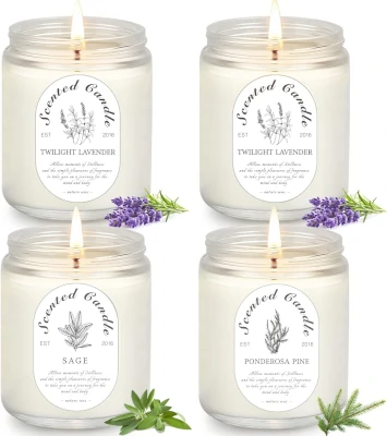 Aromatherapy candles