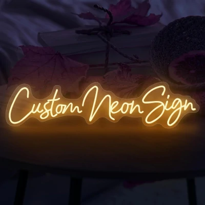 Neon inscription - child name