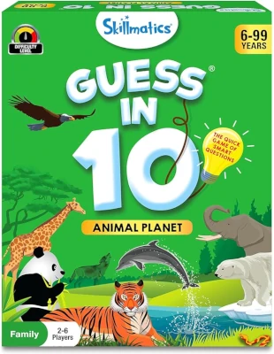 Guess in 10 Animal Planet board game