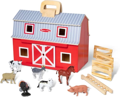 Fold and Go Wooden Barn